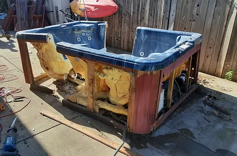 hot tub removal service